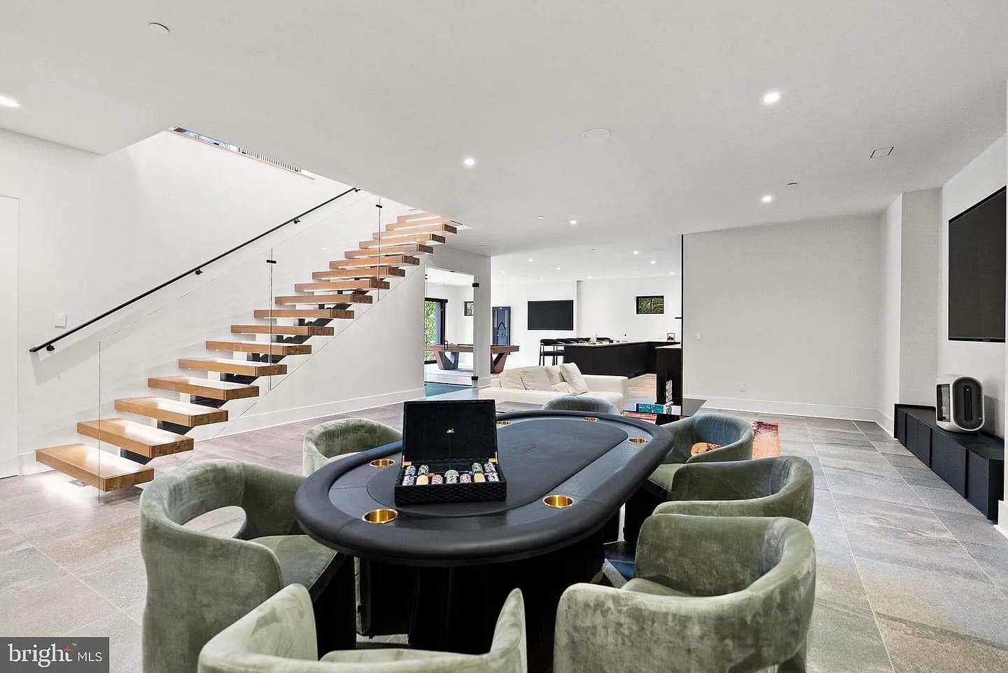 Bethesda Custom Modern Home interior view — Bethesda, Maryland
